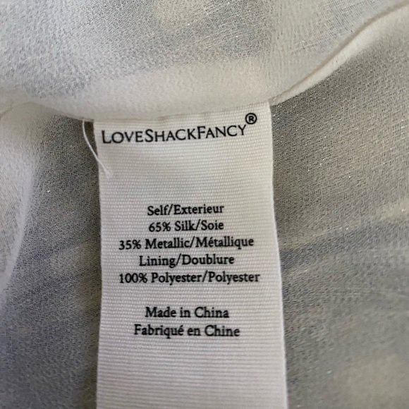 Loveshackfancy Smocked Metallic Gingham Dress - Picture 10 of 11